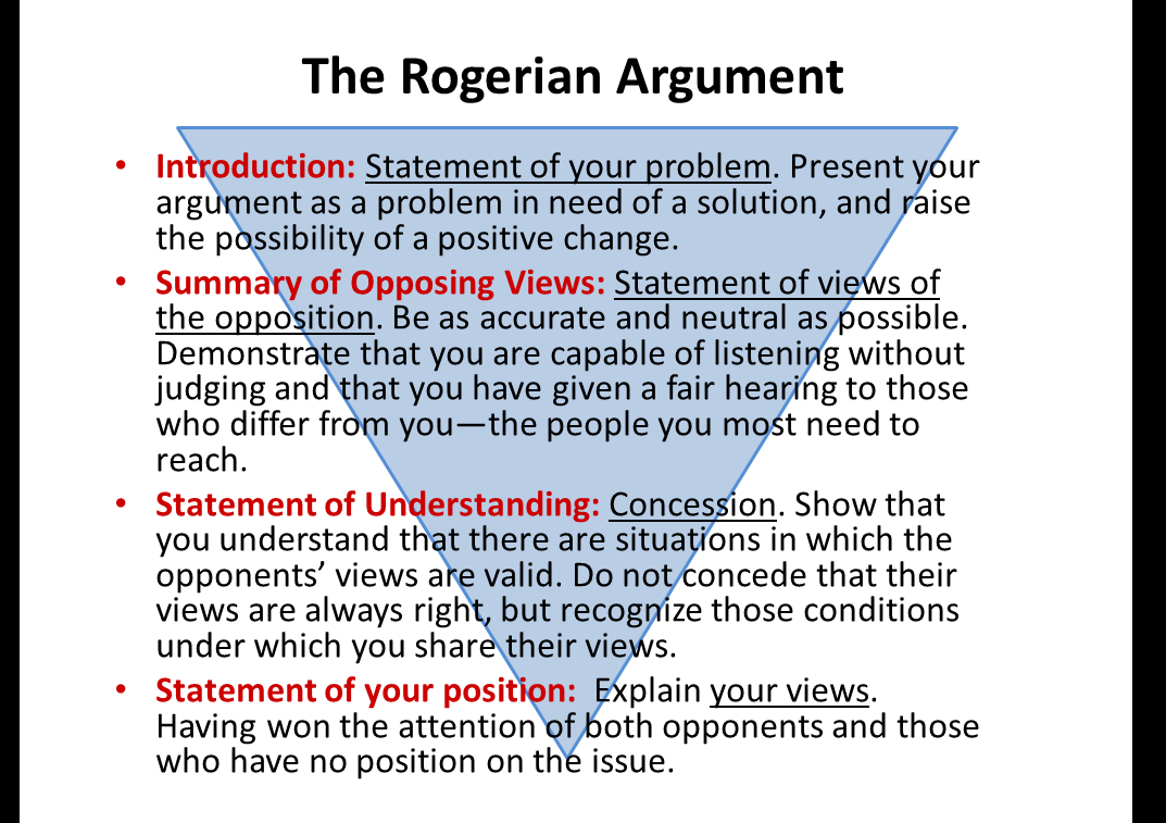 Rogerian argument thesis